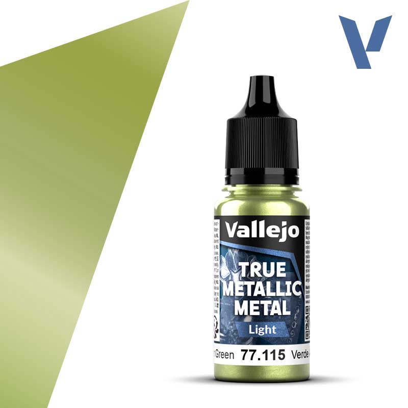 Vallejo True Metallic Metal Amber Green (18ml) 77.115