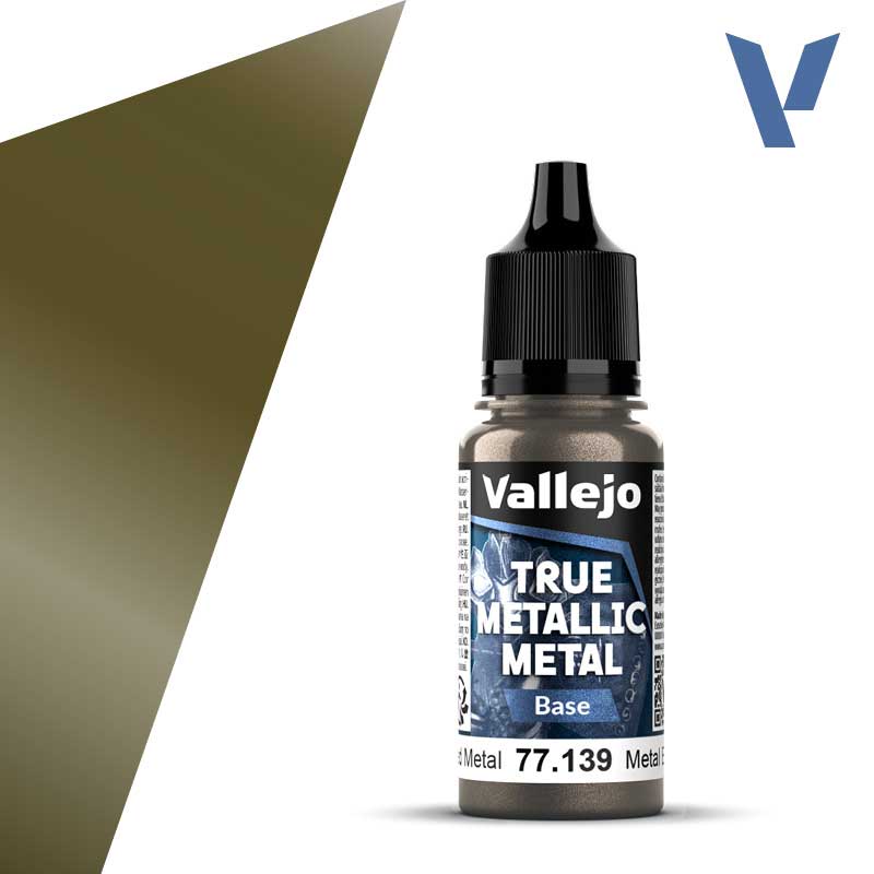 Vallejo True Metallic Metal Aged Metal (18ml) 77.139