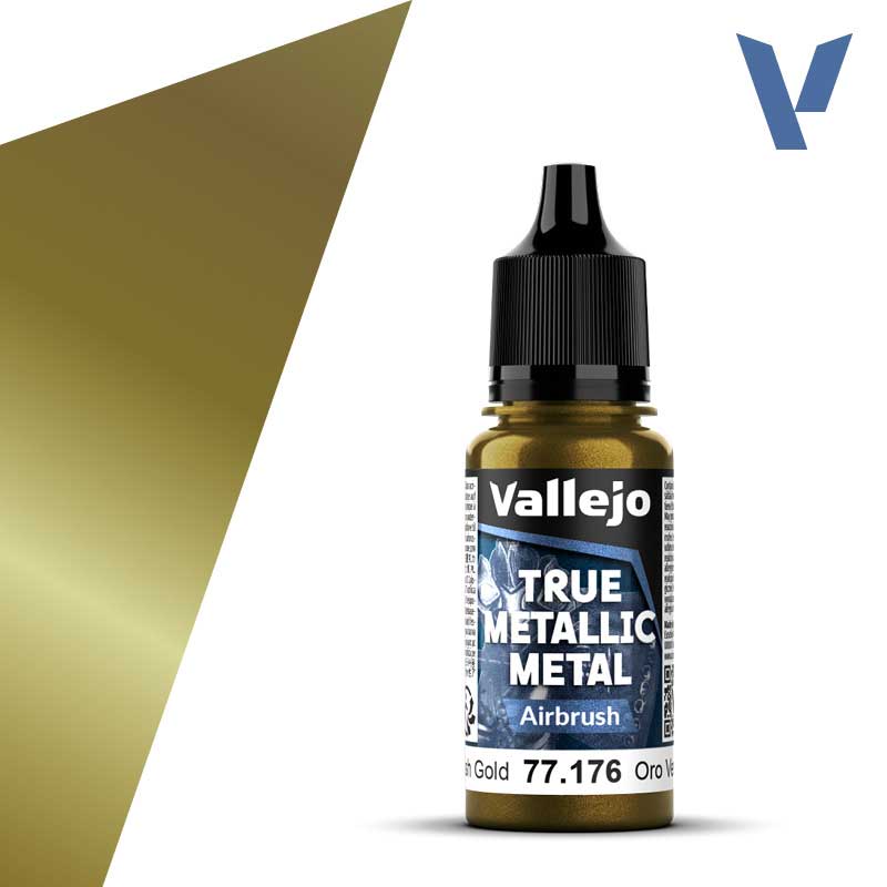 Vallejo True Metallic Metal Greenish Gold (18ml) 77.176