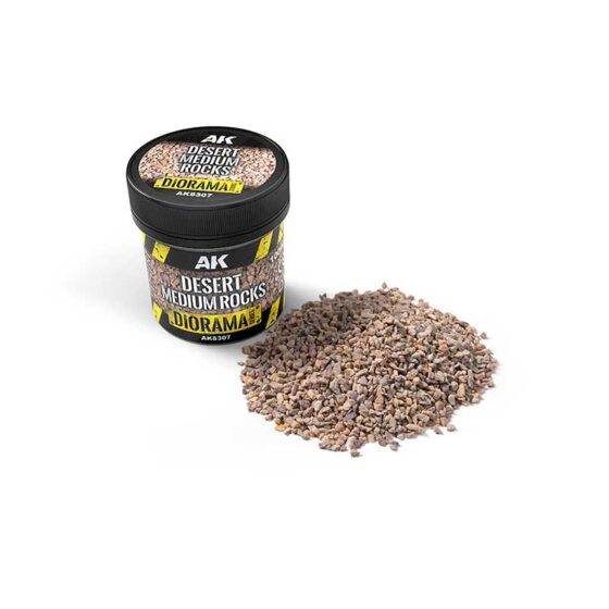 AK Interactive Desert Medium Rocks (100ml) AK8307 AK Interactive Desert Medium Rocks (100ml) AK8307