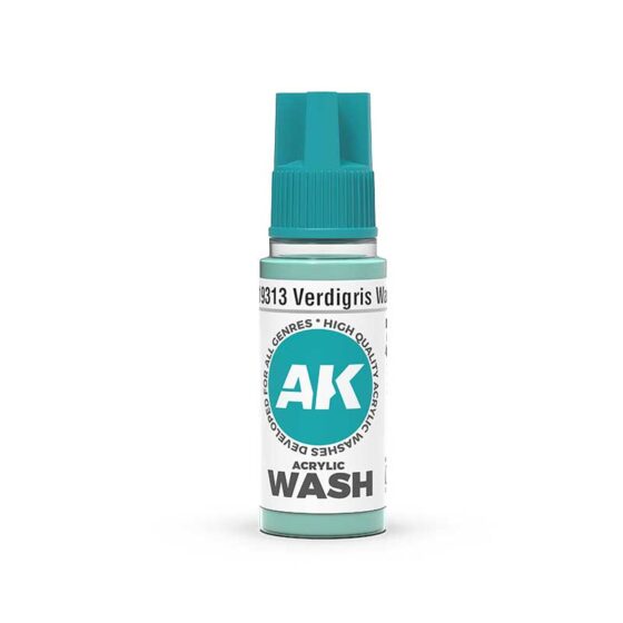 AK Interactive Verdigris Wash (18ml) AK19313 AK Interactive Verdigris Wash (18ml) AK19313