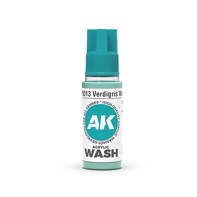 AK Interactive Verdigris Wash (18ml) AK19313