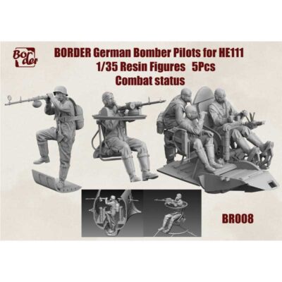 Border Model Heinkel He111 German Bomber Pilots Seated (1/35) BR-008
