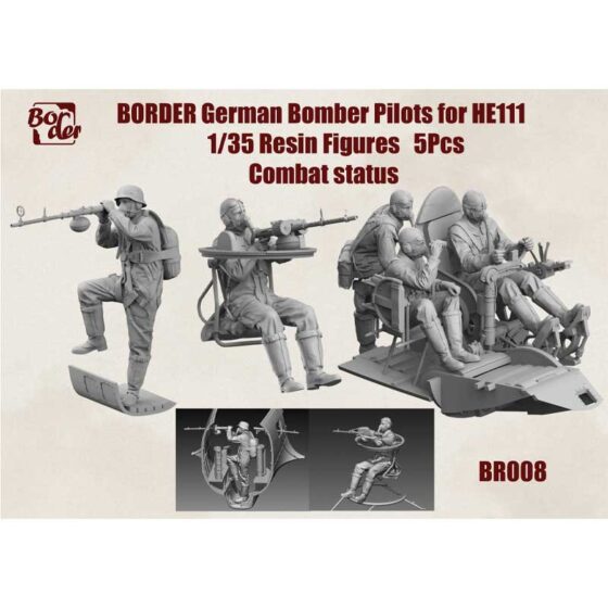 Border Model Heinkel He111 German Bomber Pilots Seated (1/35) BR-008 Border Model Heinkel He111 German Bomber Pilots Seated (1/35) BR-008