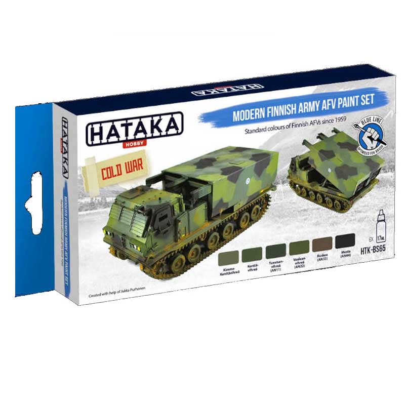 Hataka Modern Finnish Army AFV Paint Set HTK-BS65
