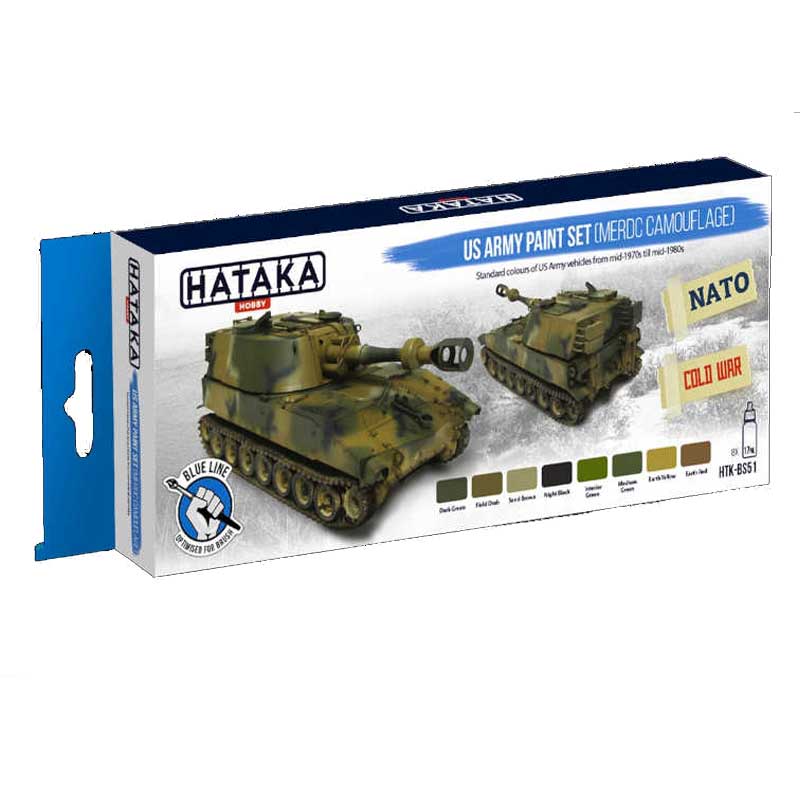 Hataka U.S. Army Paint Set (MERDC Camouflage) HTK-BS51