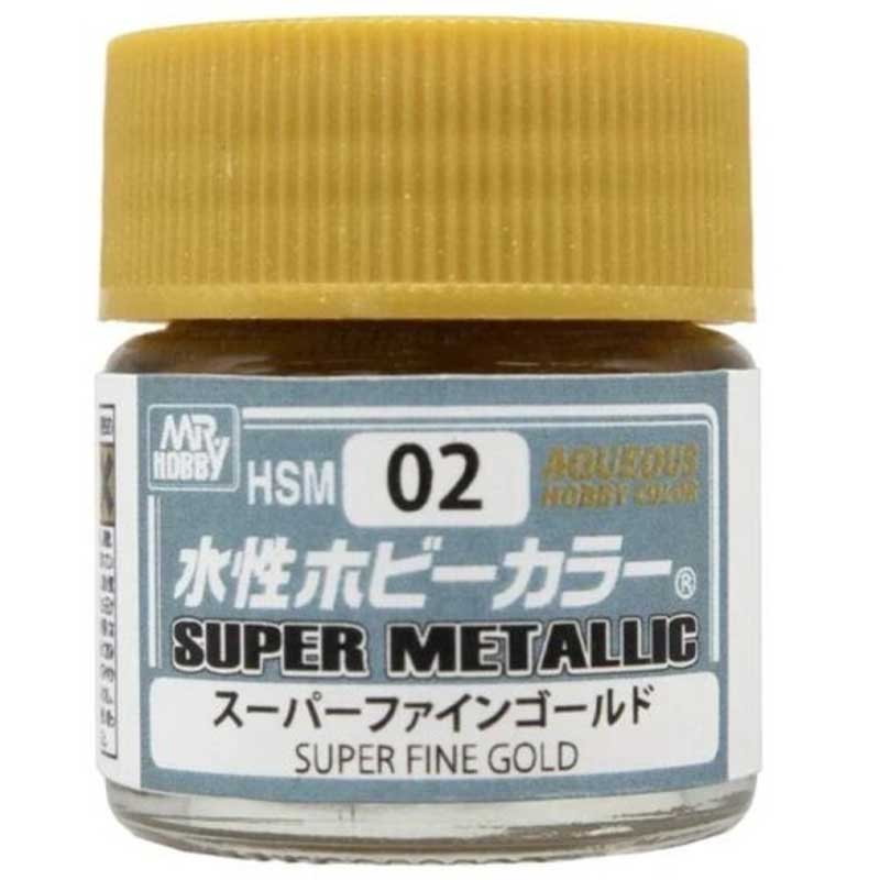 Mr Hobby - Super Metallic Color - Superfine Gold (10ml) HSM-02
