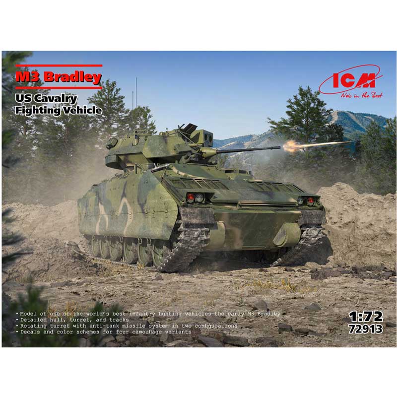 ICM M3 Bradley U.S. Cavalry Fighting Vehicle (1/72) 72913