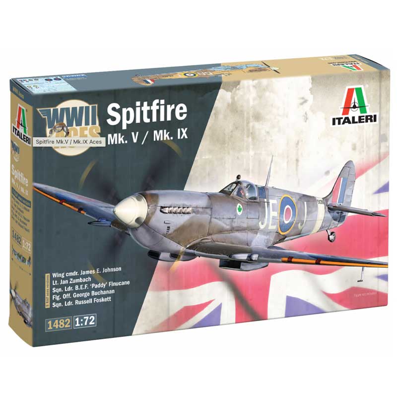 Italeri Spitfire Mk.V / Mk.IX Aces (1/72) 1482