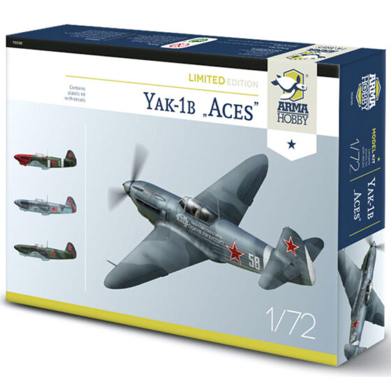 Arma Hobby Yak-1b "Aces" LE Set (1/72) 70030 Arma Hobby Yak-1b "Aces" LE Set (1/72) 70030