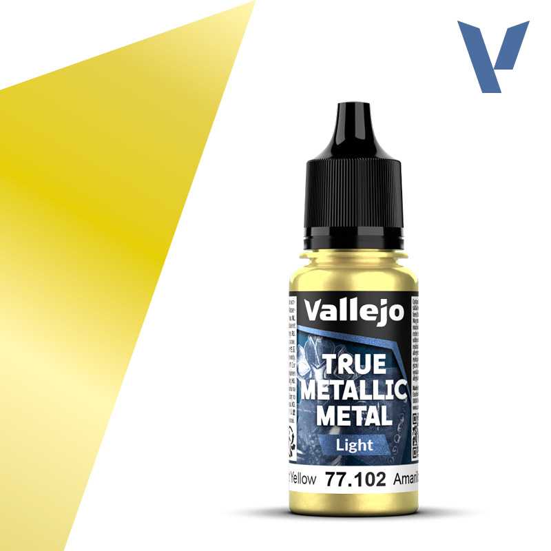 Vallejo True Metallic Metal Radiant Yellow (18ml) 77.102