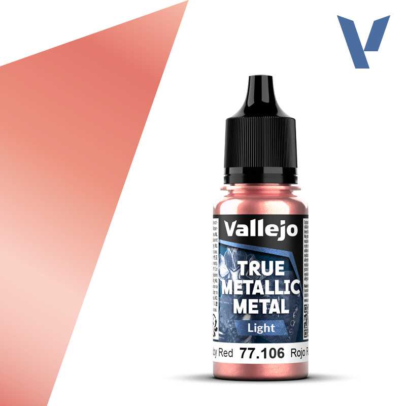 Vallejo True Metallic Metal Ruby Red (18ml) 77.106