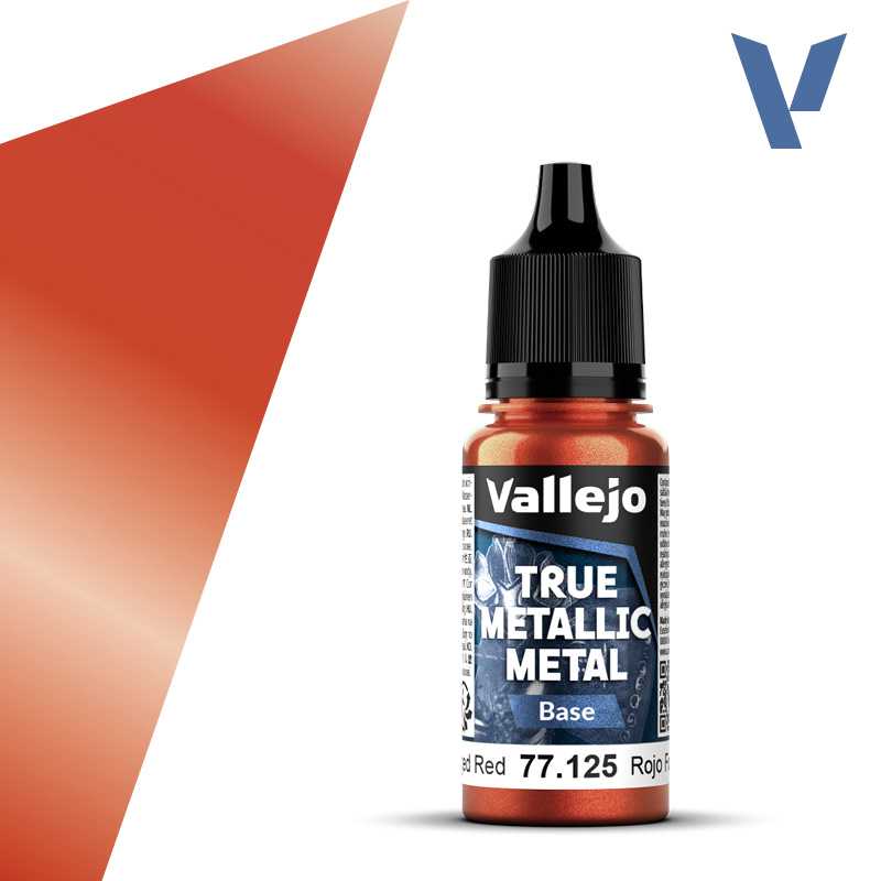 Vallejo True Metallic Metal Forged Red (18ml) 77.125 Vallejo True Metallic Metal Forged Red (18ml) 77.125