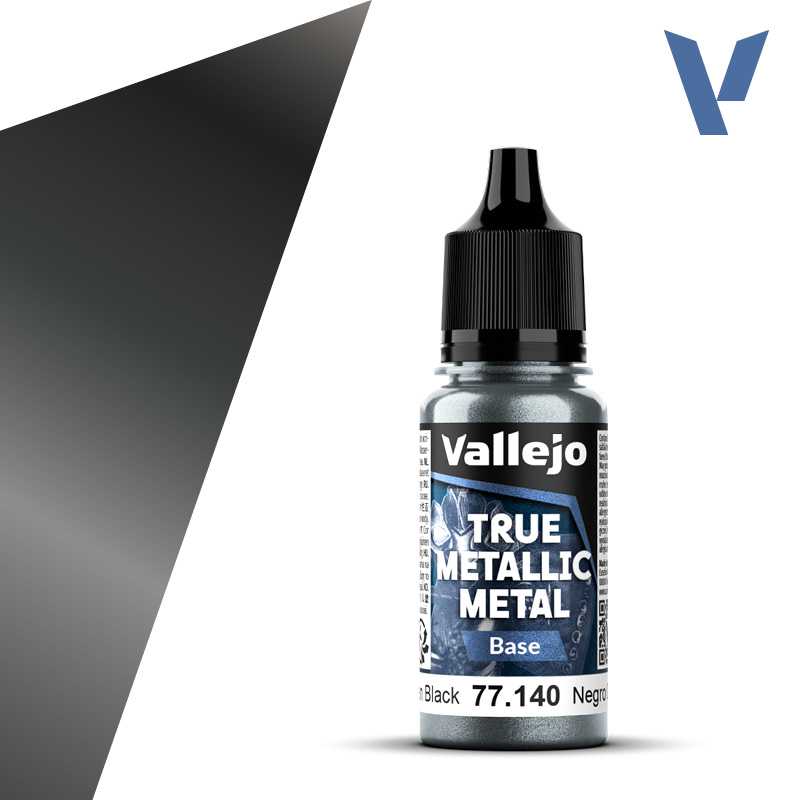 Vallejo True Metallic Metal Obsidian Black (18ml) 77.140