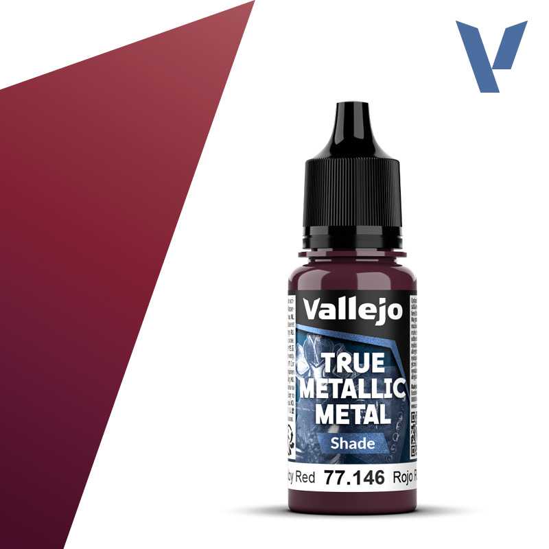 Vallejo True Metallic Metal Ruby Red (18ml) 77.146