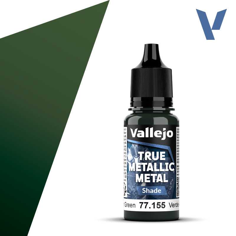 Vallejo True Metallic Metal Amber Green (18ml) 77.155