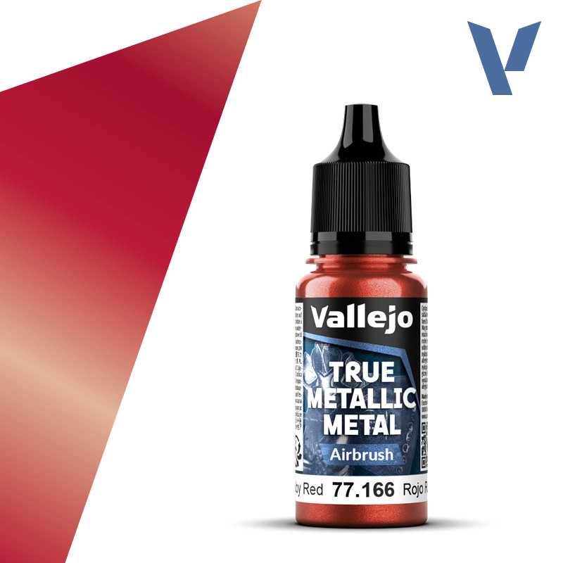 Vallejo True Metallic Metal Ruby Red (18ml) 77.166