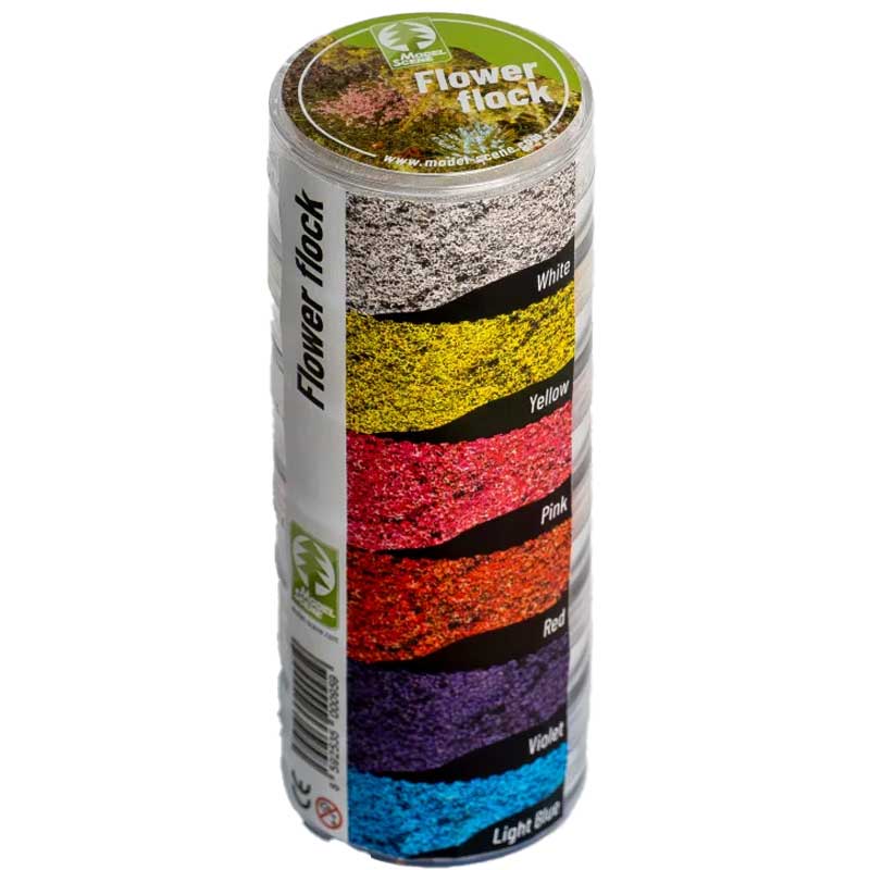 Flower Flocks (6 Colours) Model Scene 000-95 Flower Flocks (6 Colours) Model Scene 000-95