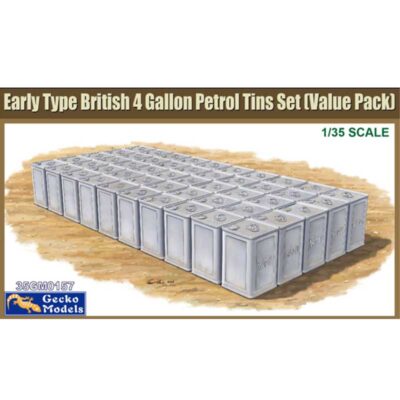 Gecko Models British 4 Gallon Flimsies Petrol Tins (1/35) 35GM0157