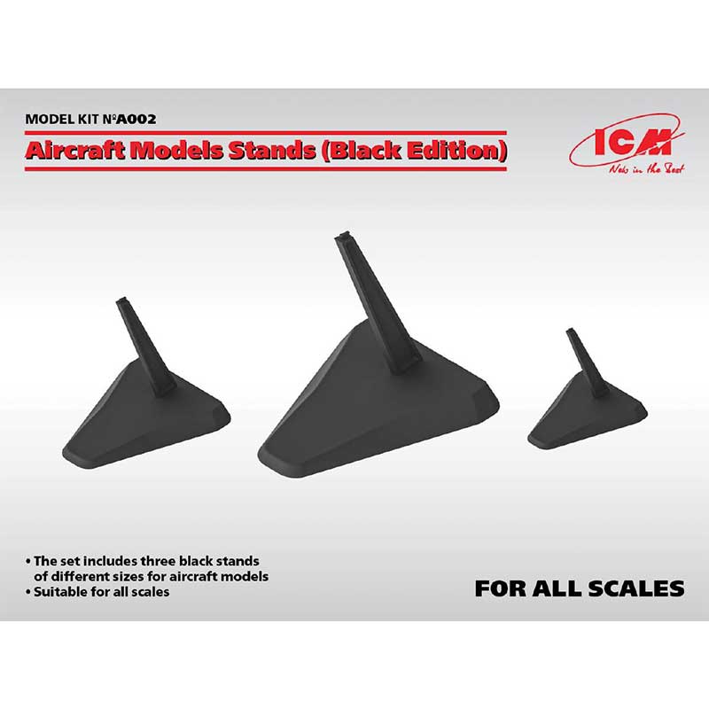 ICM Aircraft Models Stands Black Edition A002