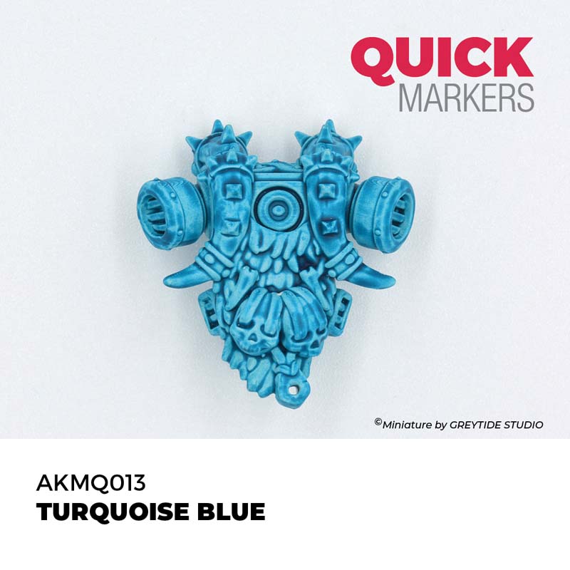 Alternative view of AK Interactive Turquoise Blue - Quick Marker AKMQ013