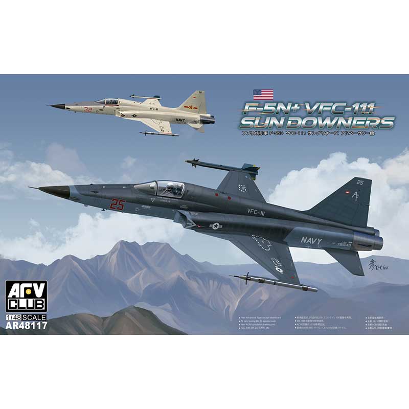 AFV Club US Navy F-5N+ Tiger II VFC-111 Sundowners (1/48) AR48117