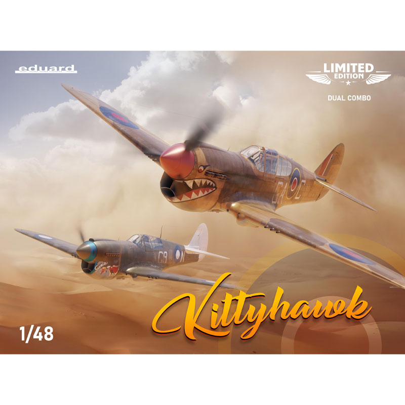 Eduard Curtiss Kittyhawk Dual Combo Limited Edition (1/48) 11187