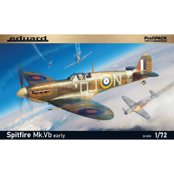 Eduard Supermarine Spitfire Mk.Vb Early (1/72) 70205 Eduard Supermarine Spitfire Mk.Vb Early (1/72) 70205
