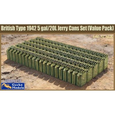 Gecko Models British Type 1942 5 Gal Jerry Cans (1/35) 35GM0158