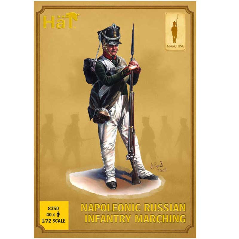 Hat Industrie Napoleonic Russian Infantry Marching (1/72) 8350