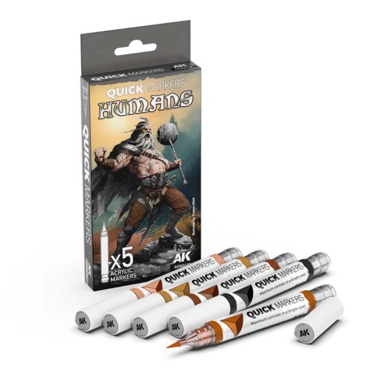 AK Interactive Humans Quick Markers Set AKMQ103 AK Interactive Humans Quick Markers Set AKMQ103