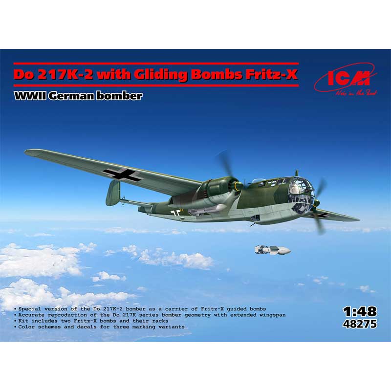 ICM Do 217K-2 With Fritz-X (1/48) 48275