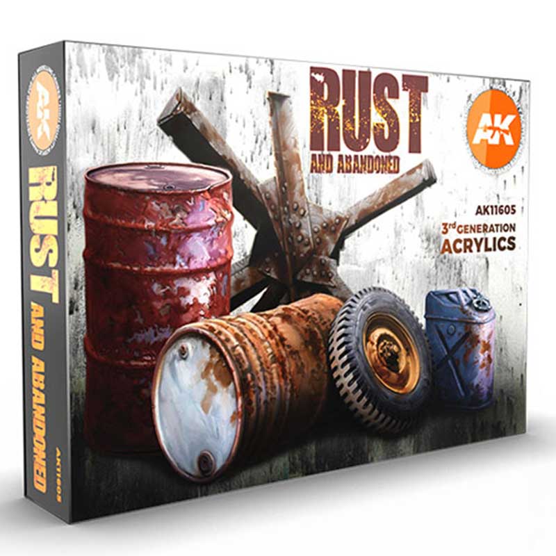 AK Interactive Rust 3rd Gen Acrylic Set AK-11605