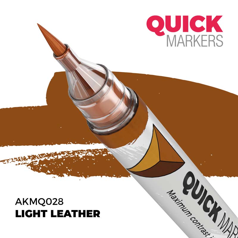AK Interactive Light Leather - Quick Marker AKMQ028