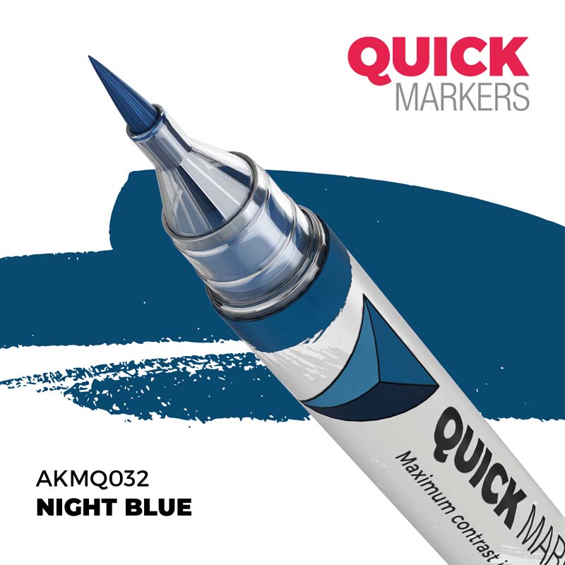 AK Interactive Night Blue - Quick Marker AKMQ032
