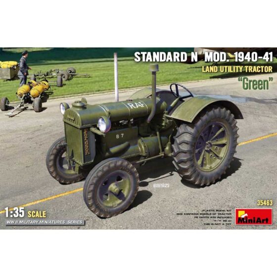Miniart Land Utility Tractor N Green Mod 1940-41 (1/35) 35463 Miniart Land Utility Tractor N Green Mod 1940-41 (1/35) 35463