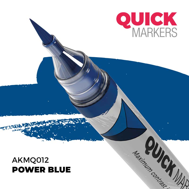 AK Interactive Power Blue - Quick Marker AKMQ012