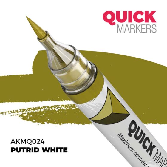 AK Interactive Putrid White - Quick Marker AKMQ024 AK Interactive Putrid White - Quick Marker AKMQ024