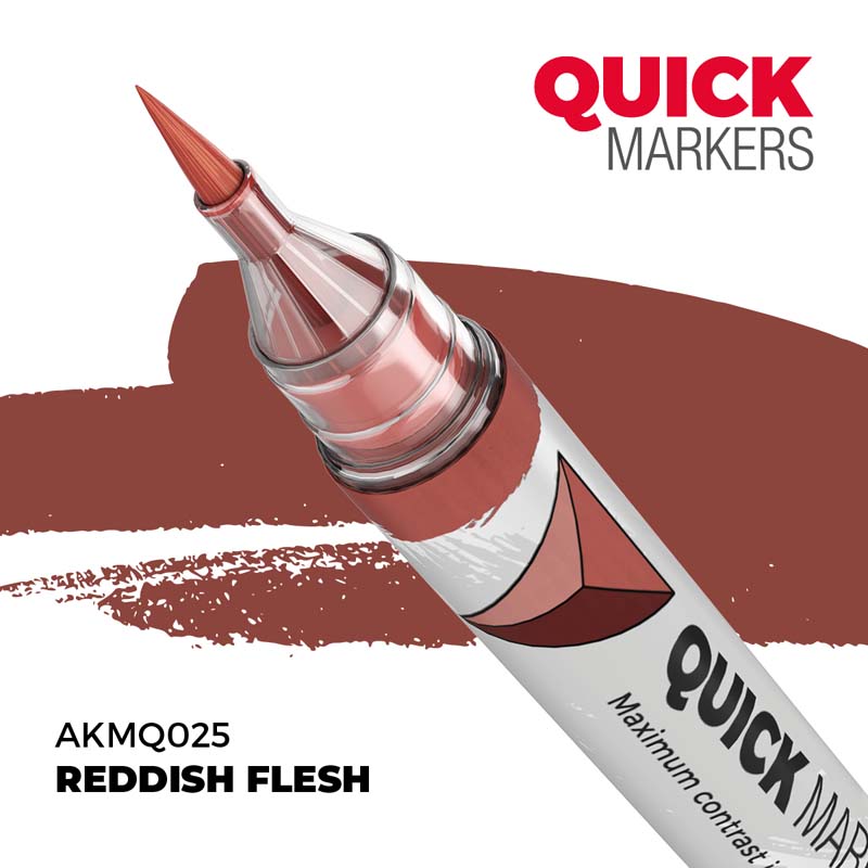 AK Interactive Reddish Flesh - Quick Marker AKMQ025