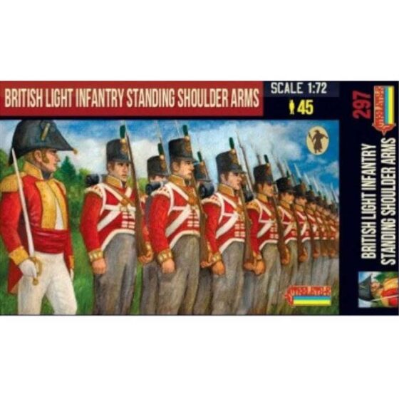 Strelets-R British Light Standing Shoulder Arms (45 Pcs) (1/72) 297 Strelets-R British Light Standing Shoulder Arms (45 Pcs) (1/72) 297