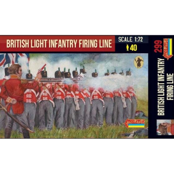 Strelets-R British Light Infantry Firing Line (40 Pcs) (1/72) 299 Strelets-R British Light Infantry Firing Line (40 Pcs) (1/72) 299