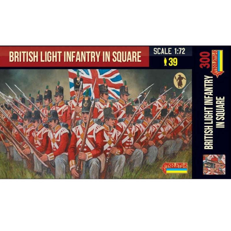 Strelets-R British Light Infantry In Square (39 Pcs) (1/72)