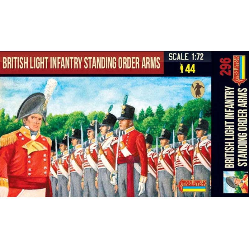 Strelets-R British Light Inf. Standing Order Arms (44 Pcs) (1/72) 296