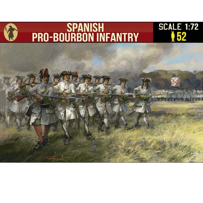 Strelets-R Spanish Pro-Bourbon Infantry (52 Pcs) (1/72) 263