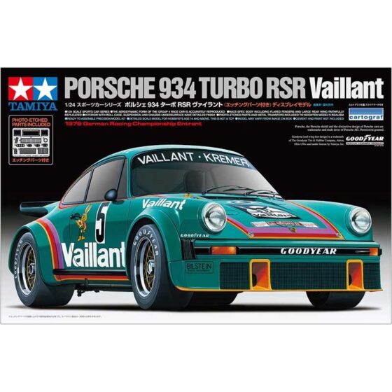 Tamiya Porsche 934 Turbo RSR Vaillant (1/24) 24334 Tamiya Porsche 934 Turbo RSR Vaillant (1/24) 24334