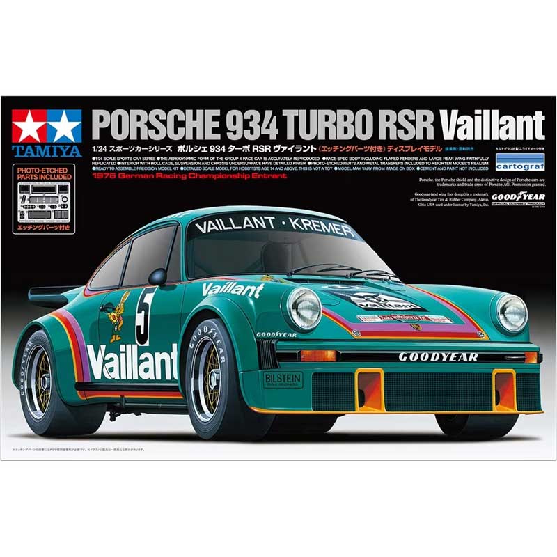 Tamiya Porsche 934 Turbo RSR Vaillant (1/24) 24334
