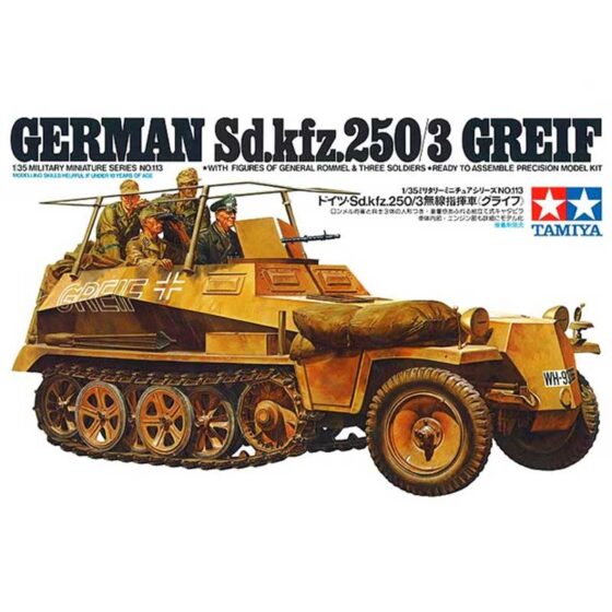 Tamiya German Sd.Kfz. 250/3 Greif Ausf. A (1/35) 35113 Tamiya German Sd.Kfz. 250/3 Greif Ausf. A (1/35) 35113