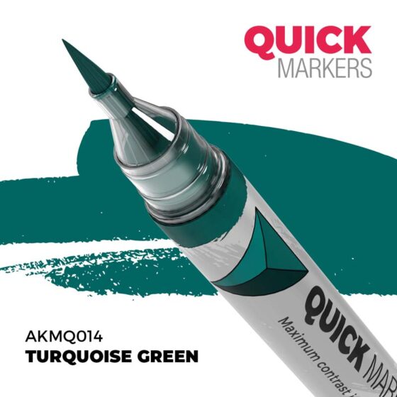 AK Interactive Turquoise Green - Quick Marker AKMQ014 AK Interactive Turquoise Green - Quick Marker AKMQ014