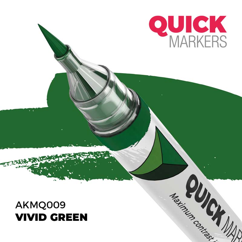 AK Interactive Vivid Green - Quick Marker AKMQ009