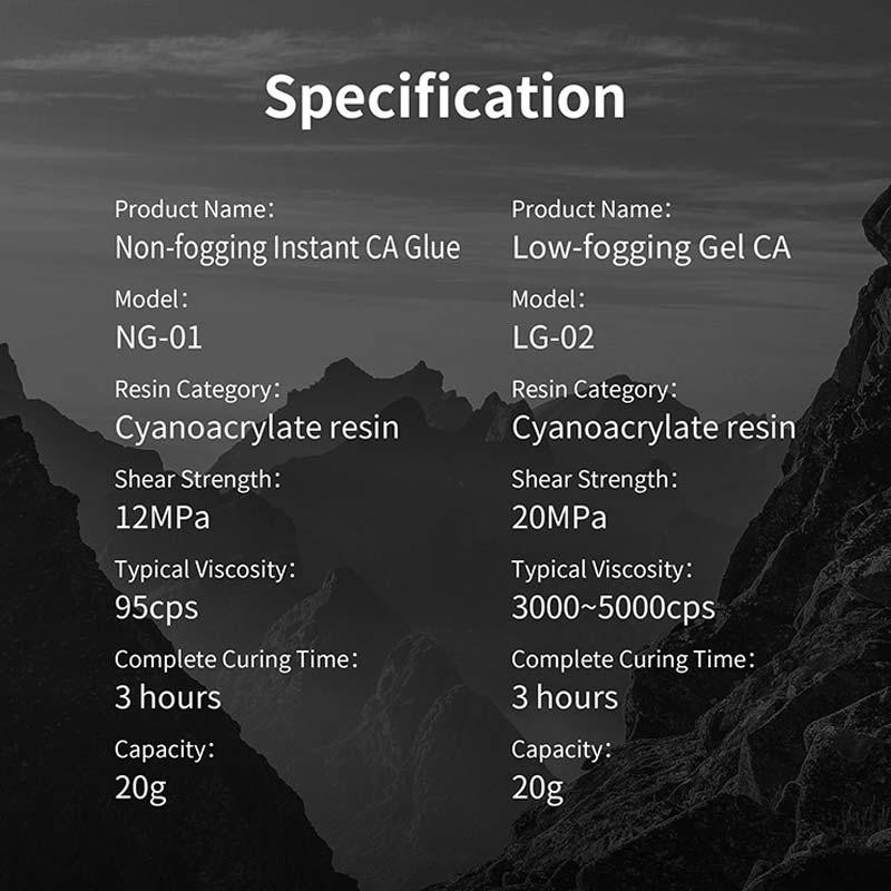DSPIAE Non-Fogging Instant CA (NG-01) DSPIAE Non-Fogging Instant CA (NG-01)